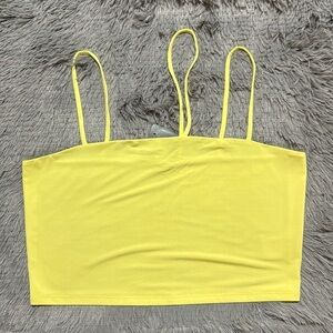 Express Body Contour Compression Square Neck Strappy Cropped Cami